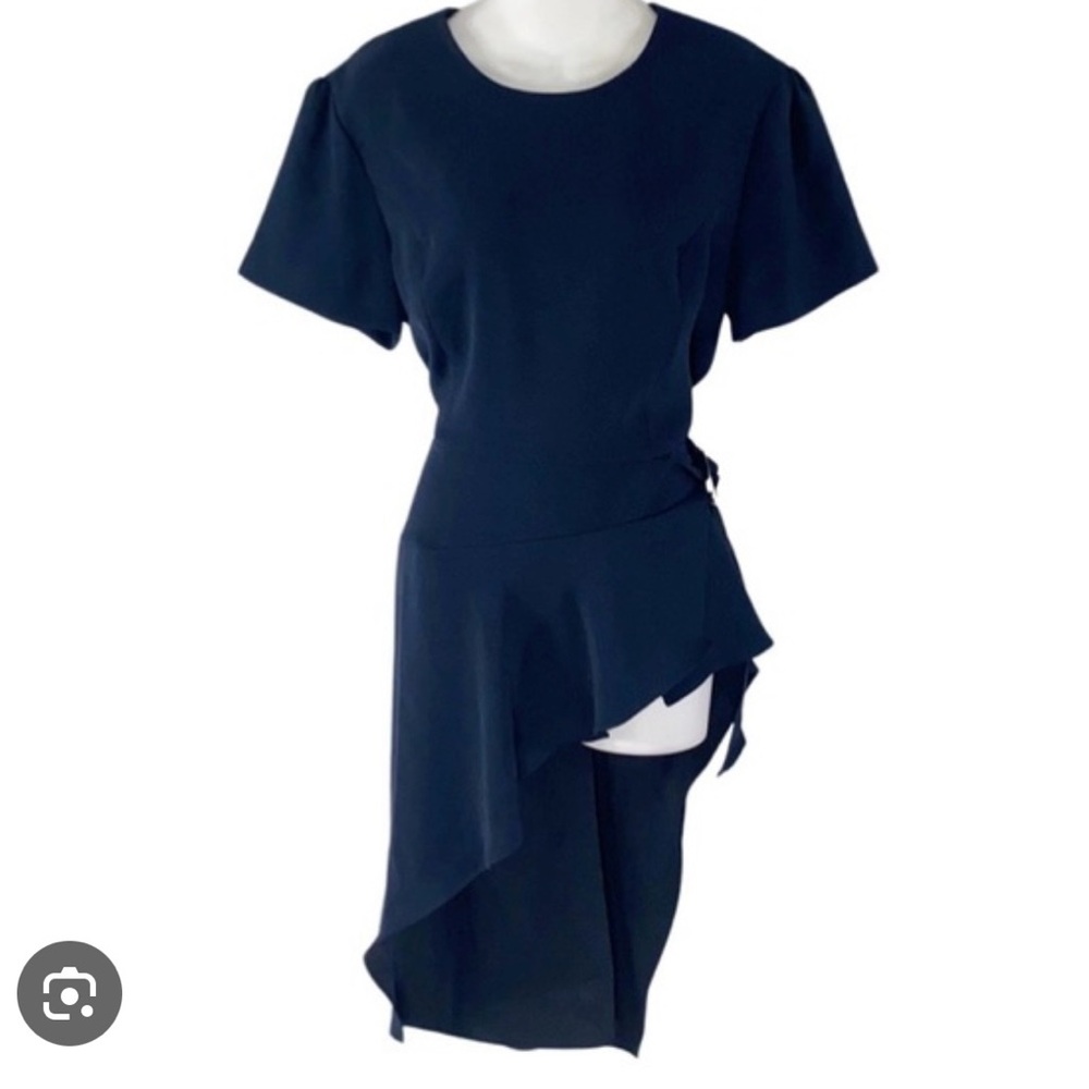 Marciano Asymmetric Hem Faux Wrap Top